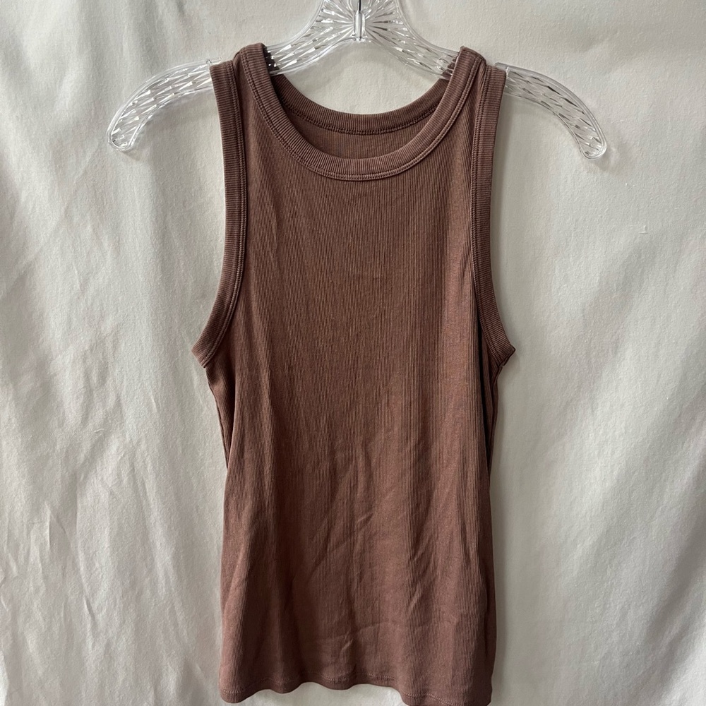 Basic Brown Tank Top